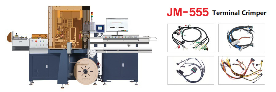 High speed automatic harness crimping machine