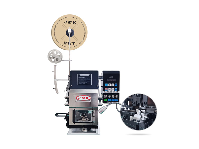High-speed and silent stripping and terminating machine