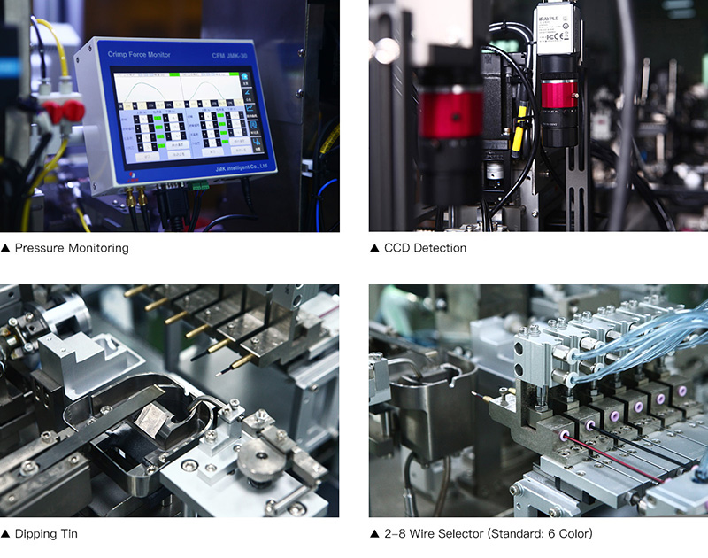 terminal crimping and insert housing machine