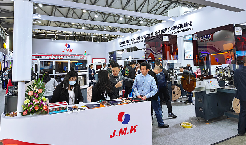 Exhibitor Express | JMK Wire Harness processing equipment at 2024 Munich Shanghai Exhibition