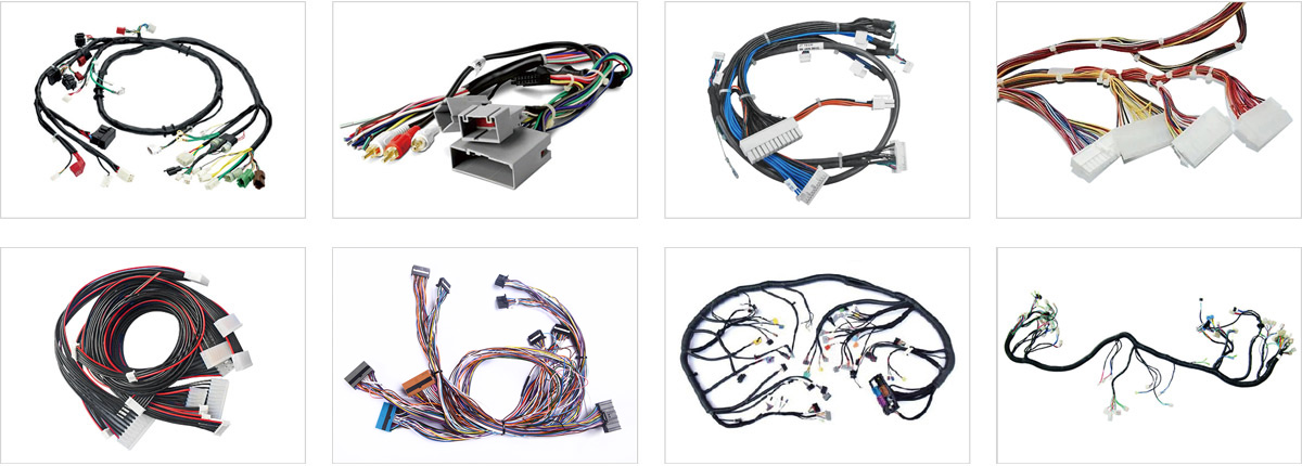 Automobile wire harness processing assembly