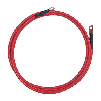 Dual-end crimping of large gauge wire with heat shrink tubing insertion