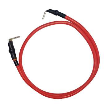 Dual-end crimping of large gauge terminals with heat shrink tubing insertion