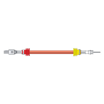 Dual-end crimping and dual-end waterproof plug insertion