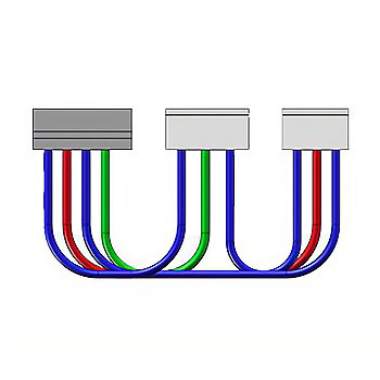 Combo multi end wire harness